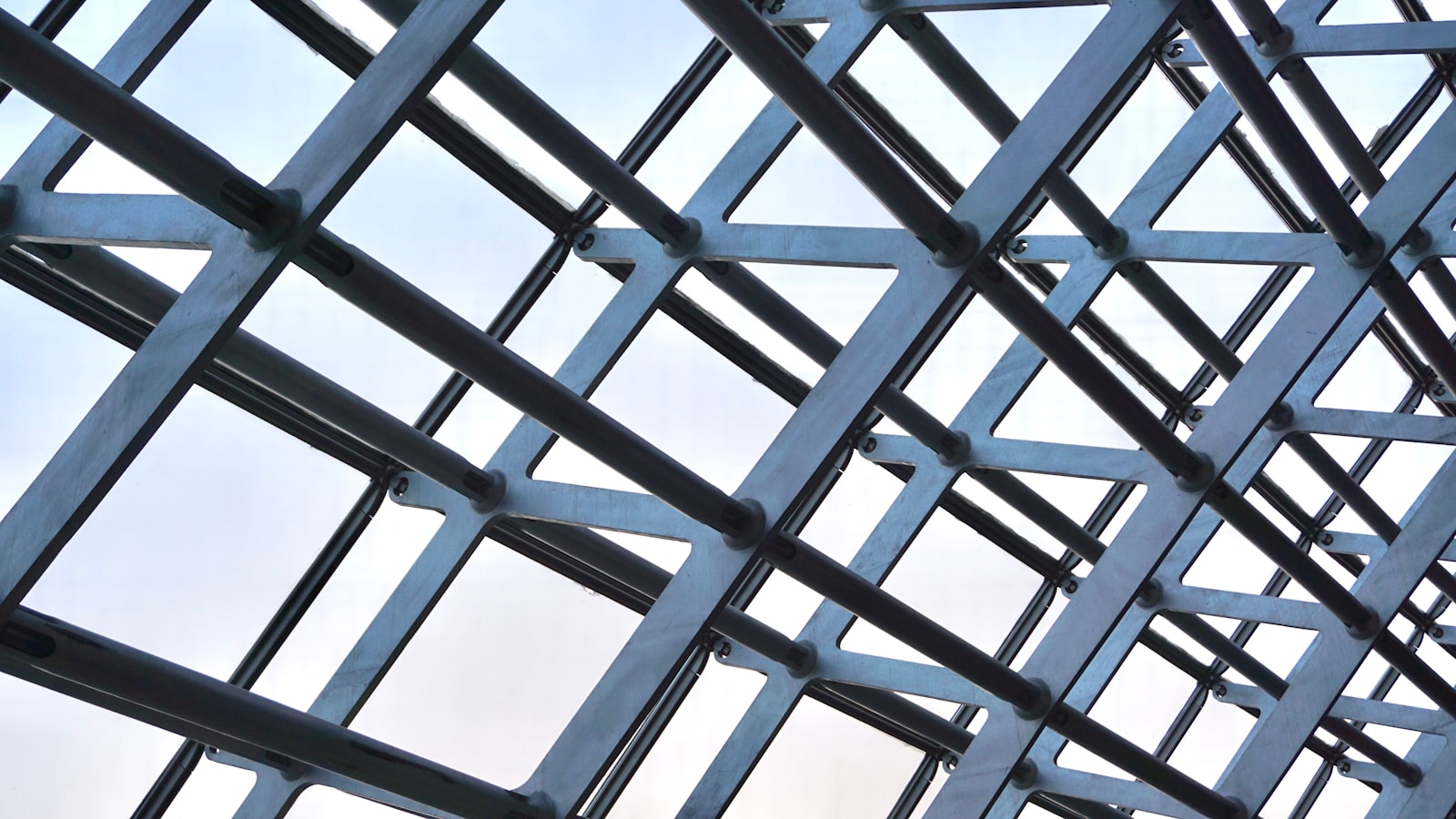 Steel-framed commercial building